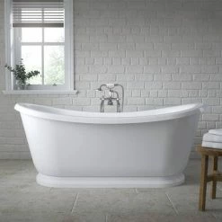 Old London Greenwich 1740 X 800mm Double Ended Slipper Freestanding Bath - LDB002 -Old London shop LDB002 d3 460