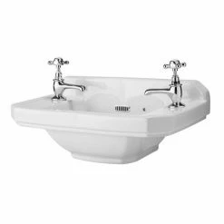 Old London - Richmond 515 X 300mm 2TH Cloakroom Basin - LDC829