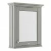 Old London 600mm Mirror Cabinet - Storm Grey - LON214