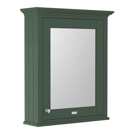 Old London 600mm Mirror Cabinet - Hunter Green - LON814 1 Old London 600mm Mirror Cabinet - Hunter Green - LON814