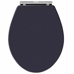 Old London Twilight Blue Wooden Soft Close Seat For Richmond Toilets - LOS399