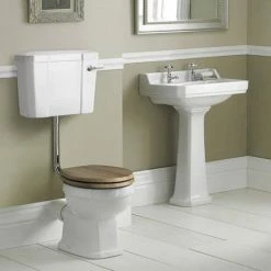 Old London Richmond Low Level Traditional Toilet + Soft Close Seat 6 Old London Richmond Low Level Traditional Toilet + Soft Close Seat -Old London shop OL LL d1 460