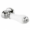 Old London Chrome Ceramic WC Lever - LDA001