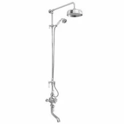 Old London - Chrome Traditional Triple Exposed Valve With Spout - LDNV15