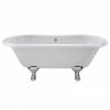 Old London - Kingsbury 1690 X 745 Double Ended Freestanding Bath With Chrome Leg Set