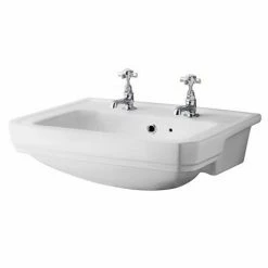 Old London - Richmond 560 X 450 2TH Semi Recessed Basin - LDC808