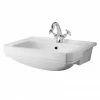 Old London - Richmond 560 X 450mm 1TH Semi Recessed Basin - LDC808A