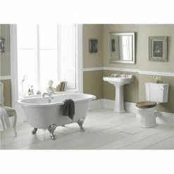 Old London Richmond Close Coupled Bathroom Suite + Double Ended Bath